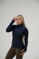 بلوز یقه ایستاده کد111 - Image 2